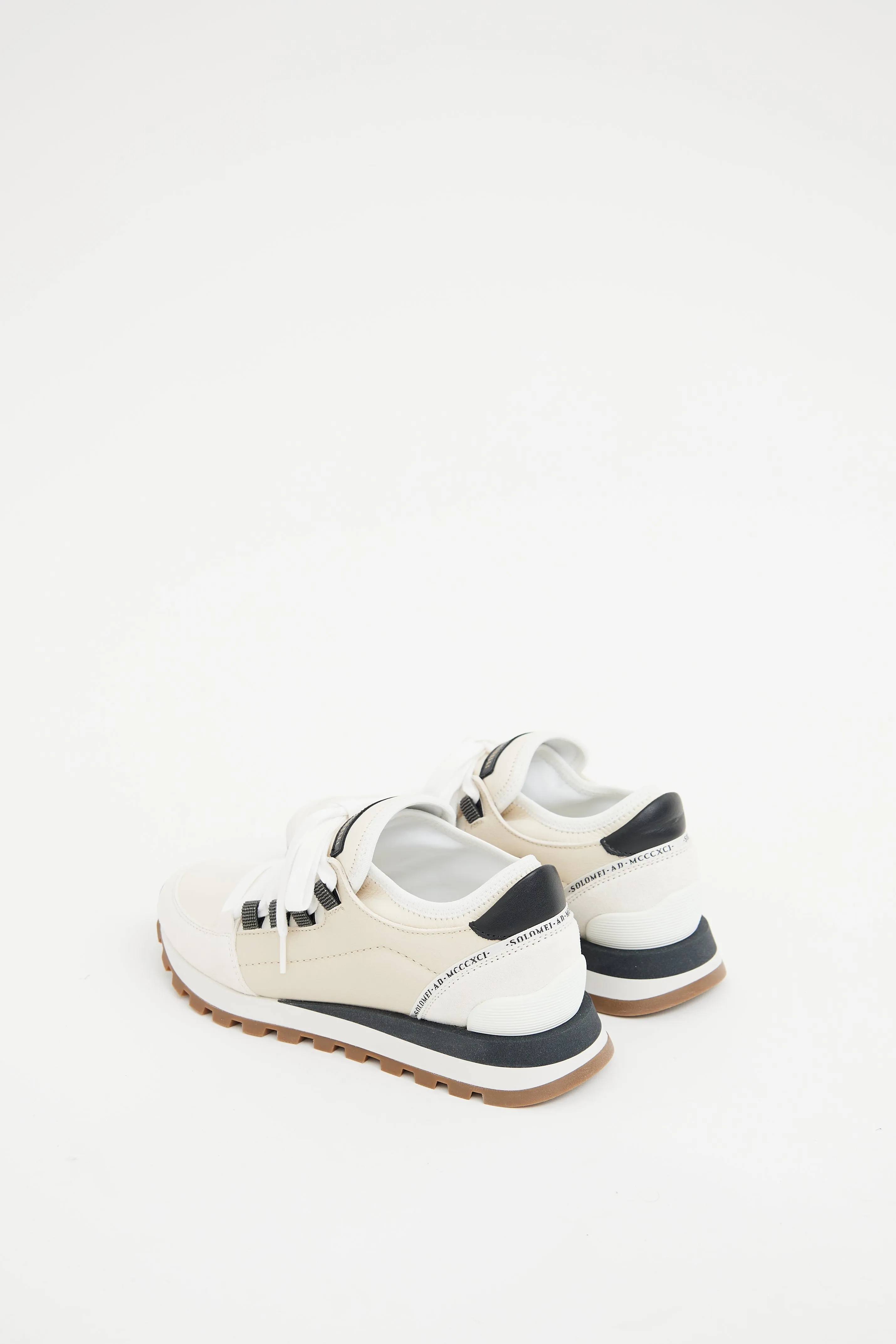 Beige Low Top Sneaker