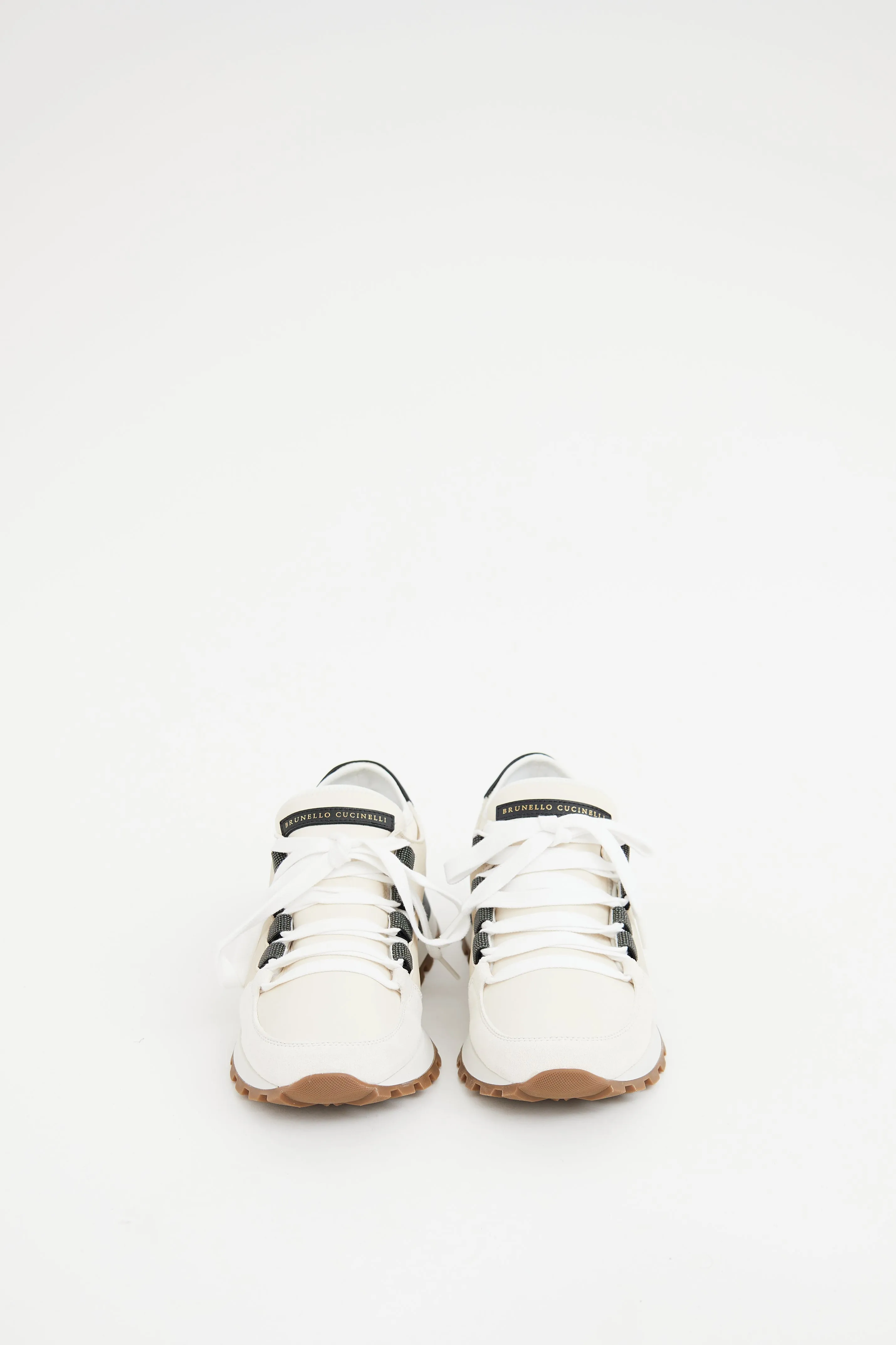 Beige Low Top Sneaker