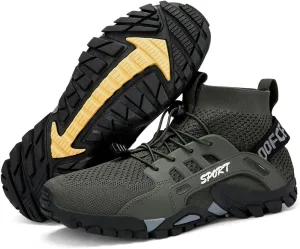FACETU'S Athletic Hiking Shoes, Non Slip Sport Running Shoes, Walking Shoes, Rubber Sole