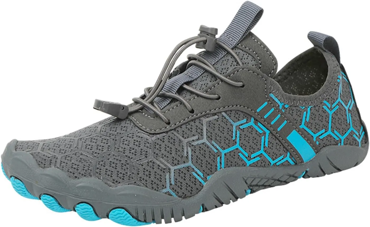 Grounding Shoes for Women Men Non-Slip Quick Dry Barefoot Shoes Unisex Wide Toe Athletic Outdoor Hiking Footwear Lightweight Beach Swim Aqua Pool Sneaker