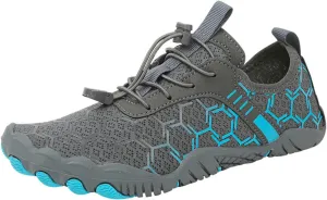Grounding Shoes for Women Men Non-Slip Quick Dry Barefoot Shoes Unisex Wide Toe Athletic Outdoor Hiking Footwear Lightweight Beach Swim Aqua Pool Sneaker