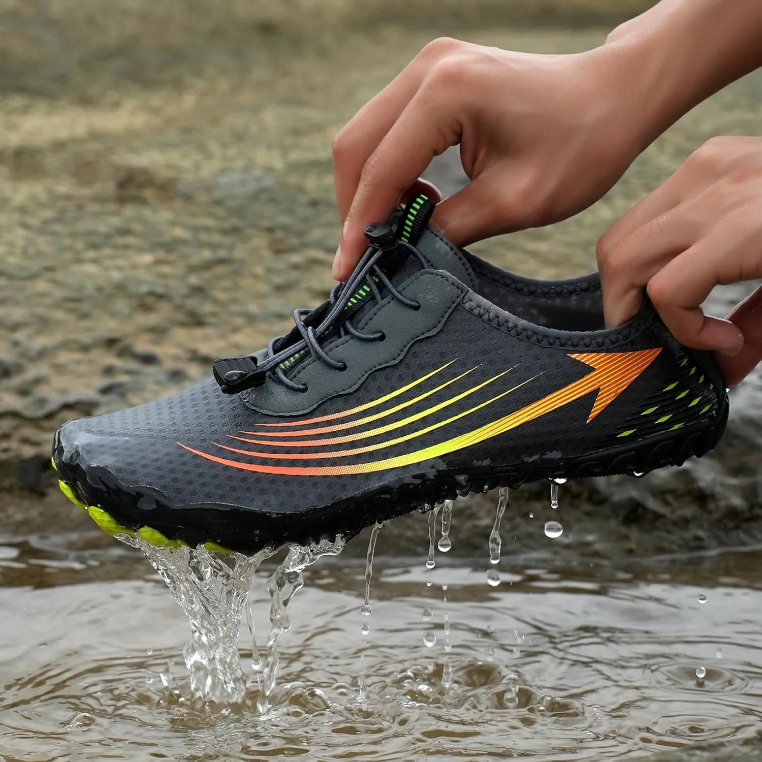 Pro Barefoot Shoes Women Men, Grounded Footwear Barefoot Walking Shoes, Pro Barefoot Shoes with Wide Toe Box for Hiking, Walking, Healthy & Non-Slip Lightweight Breathable Barefoot Shoes Unisex