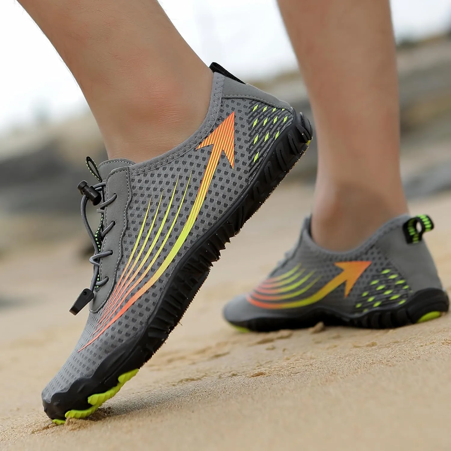 Pro Barefoot Shoes Women Men, Grounded Footwear Barefoot Walking Shoes, Pro Barefoot Shoes with Wide Toe Box for Hiking, Walking, Healthy & Non-Slip Lightweight Breathable Barefoot Shoes Unisex