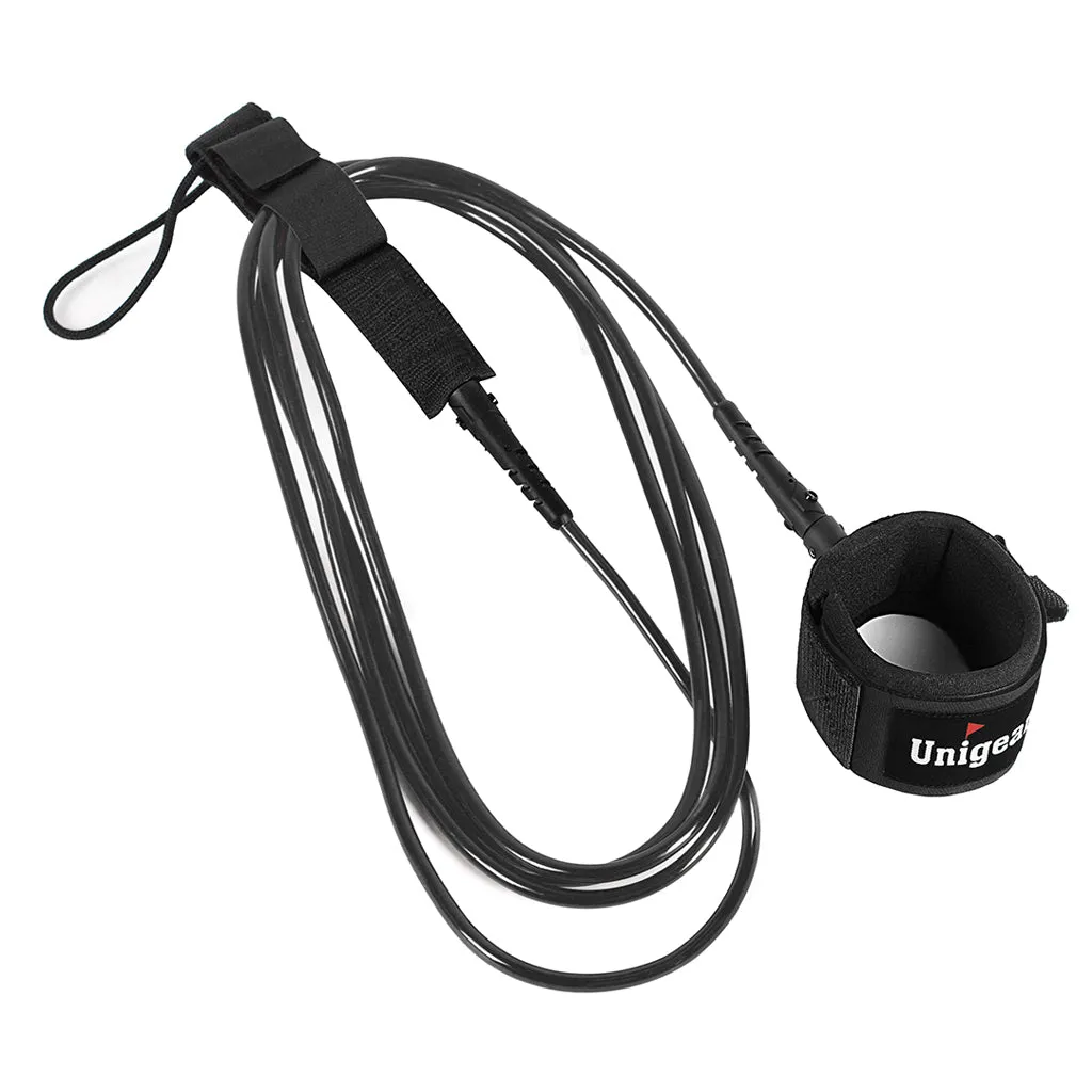 Straight Surfboard Leash with Waterproof Pouch