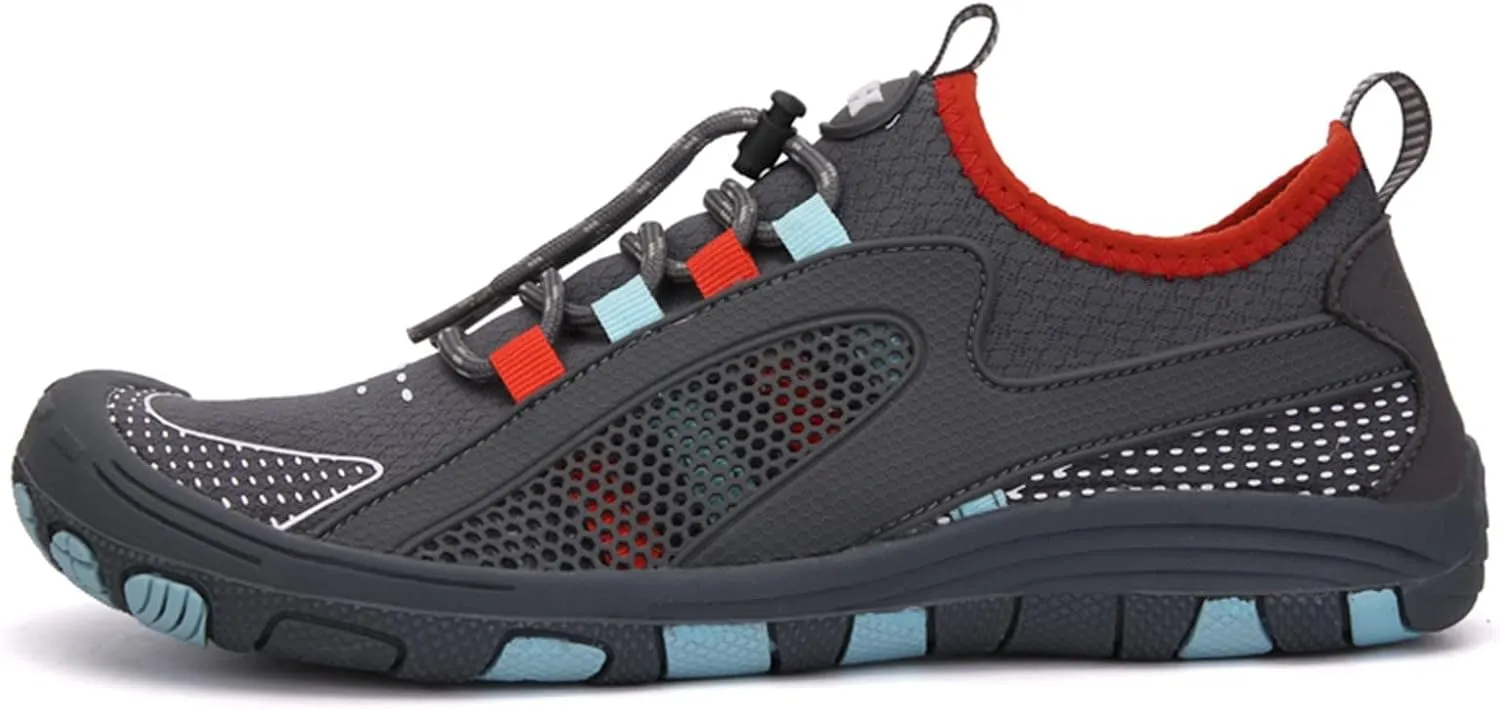 Water Shoes Men Wide Foot Breathable Non Slip Athletic Water Hiking Shoes for Women Non Slip Water Shoes Men Wide Beach Sports Quick Dry Barefoot for Pool Hiking Training Outdoor Water Sports