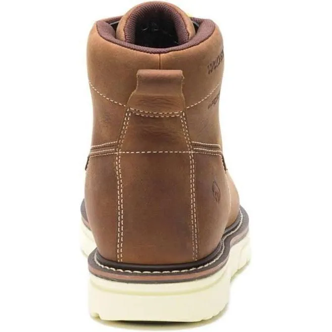 Wolverine Men's I-90 Durashock 6" Comp Toe WP Wedge Work Boot - Tan - W201097