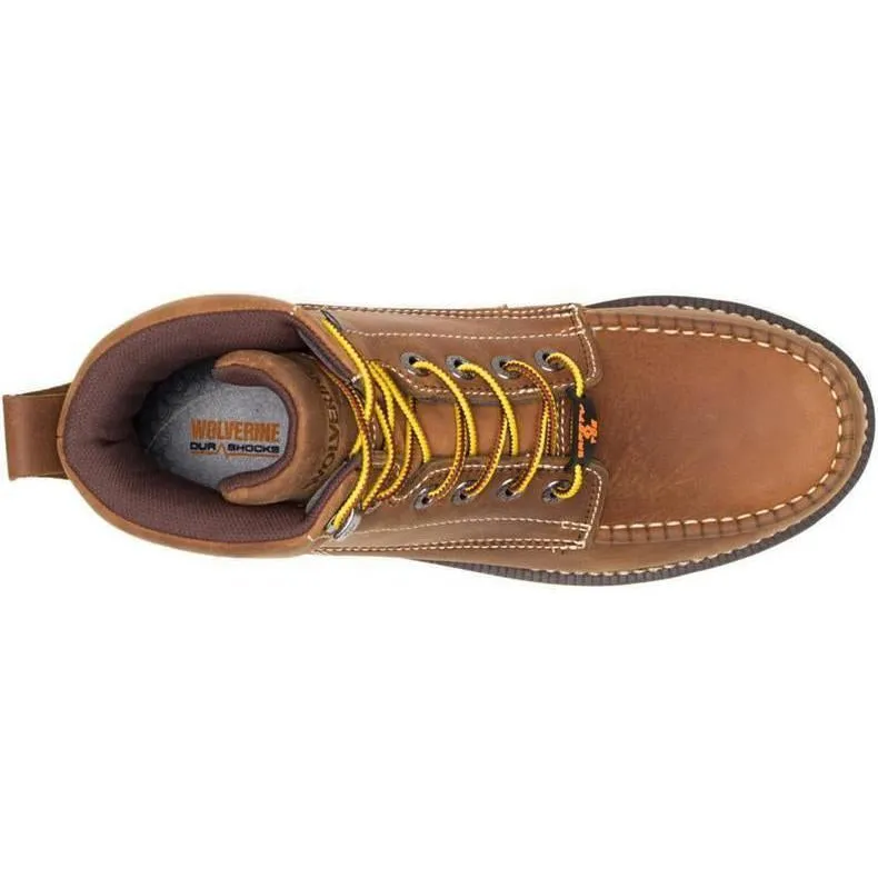 Wolverine Men's I-90 Durashock 6" Comp Toe WP Wedge Work Boot - Tan - W201097